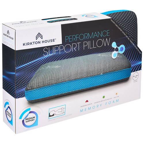 Front shot 2, Performance Memory Foam Support Pillow - Medium