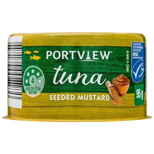 Front shot 2, Seeded Mustard Tuna 95g