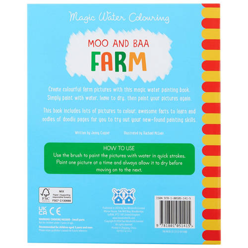 Front shot 2, Magic Water Colouring Books