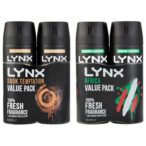 Group 1, Body Spray Value Pack 2x106g