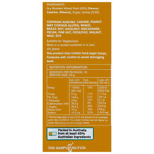Nutrients 1, Honey Roasted Mixed Nuts 900g