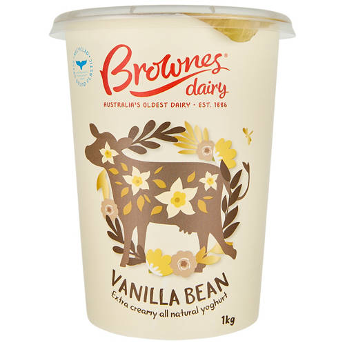 Front shot 2, Vanilla Bean Yogurt 1kg