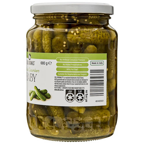 Front shot 3, Baby Cucumbers 680g