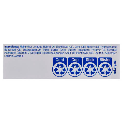 Ingredients 1, Assorted Lip Balm 4.8g