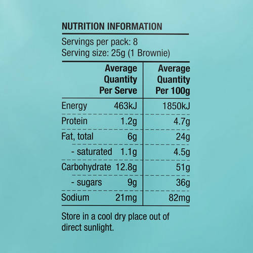 Nutrients 1, Chocolate Brownies 8 Pack