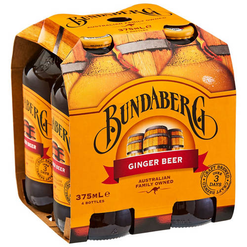 Front shot 1, Ginger Beer 4 Pack 375ml