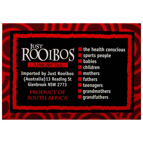 Front shot 4, Organic Rooibos Tea Bags 40 Pack 100g