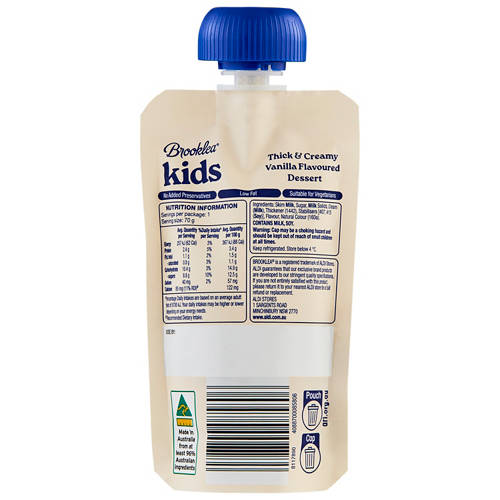 Front shot 2, Vanilla Custard Pouch 70g