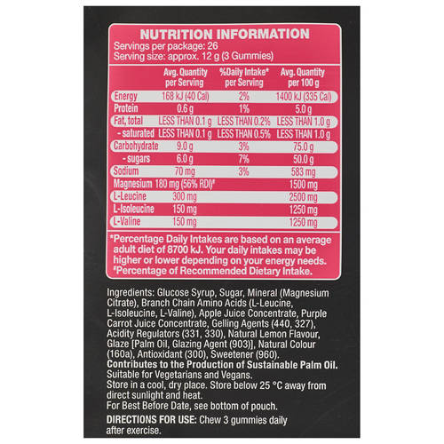 Nutrients 1, Sport Gummies 80 Pack