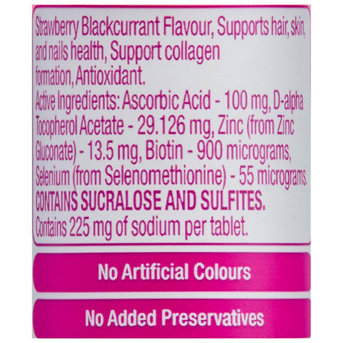 Ingredients 1, Beauty Effervecents