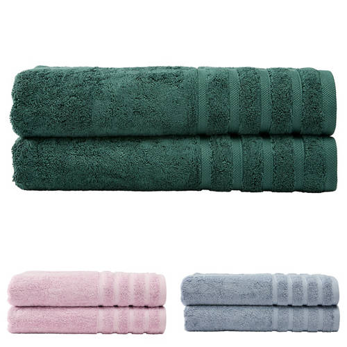Group 1, Assorted Australian Cotton Bath Sheet 2 Pack