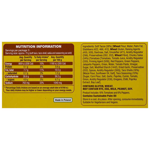 Nutrients 1, Hard & Soft Taco Kit 364g