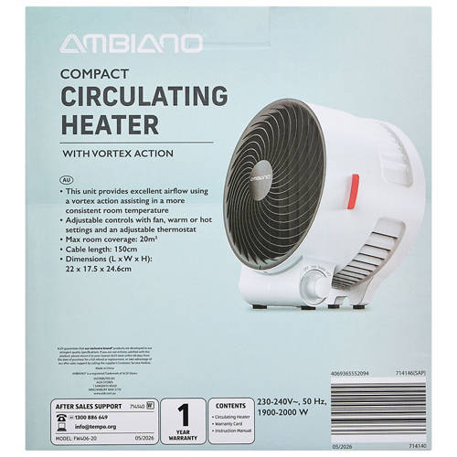 Front shot 3, Compact Circulating Heater