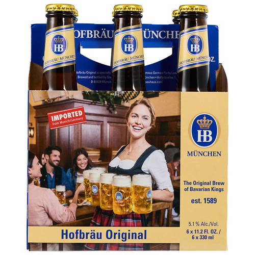 Front shot 2, Original Lager 6 Pack 330ml