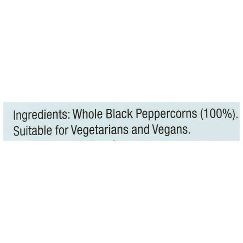 Ingredients 1, Whole Black Peppercorns 380g