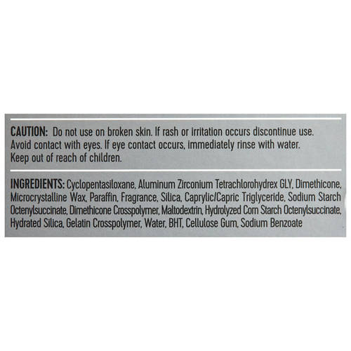 Ingredients 1, Clinical Protection Antiperspirant Deodorant 96 Hour 2 Pack 48g