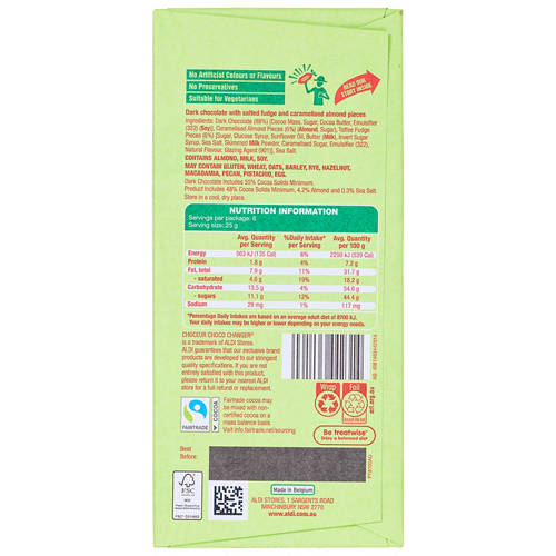 Front shot 2, Choceur Choco Changer Dark & Salty 150g
