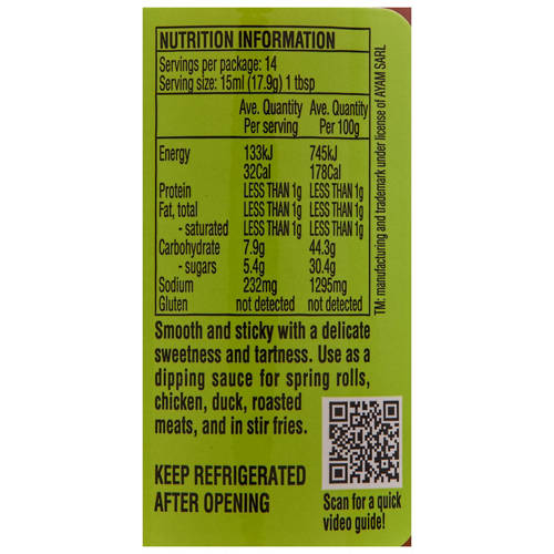 Nutrients 1, Plum Sauce 210ml