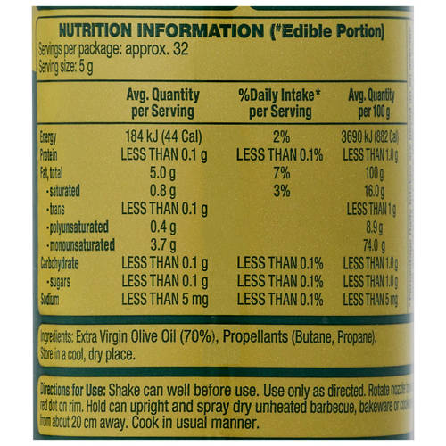 Nutrients 1, Extra Virgin Olive Oil Spray 225g