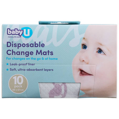 Front shot 3, Disposable Change Mats 10 Pack