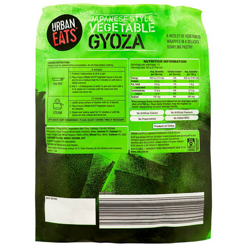 Front shot 2, Vegetable Gyoza 750g
