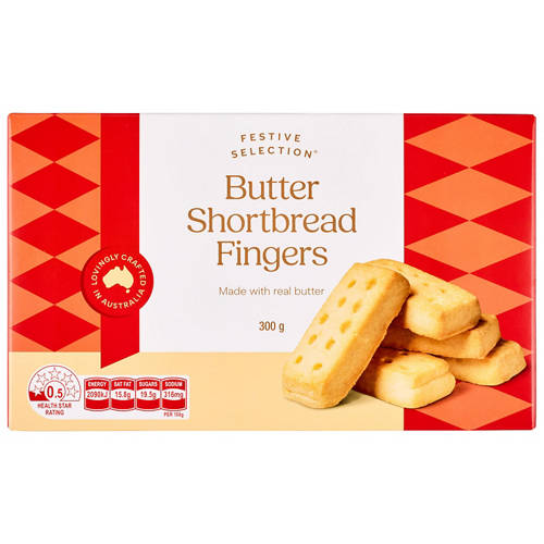 Front shot 2, Butter Shortbread Fingers 300g