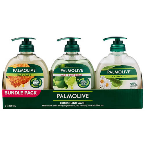 Front shot 2, Liquid Hand Soaps 3 x 250mL