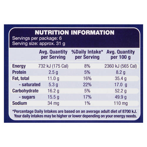 Nutrients 1, Hazelnut Praline Chocolate Block 185g