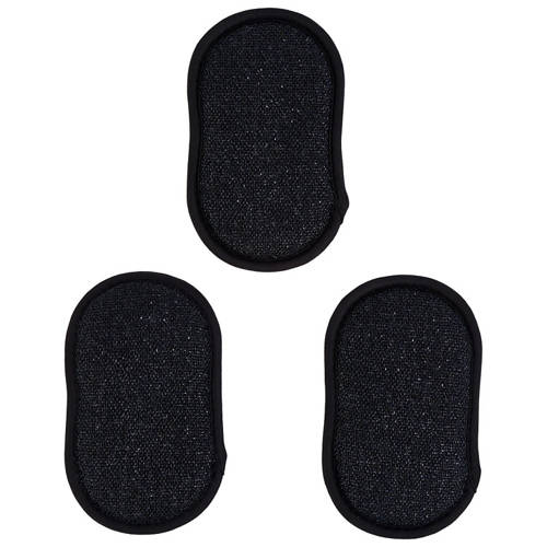 Front shot 2, Microfibre Sponge with Scourer 3 Pack
