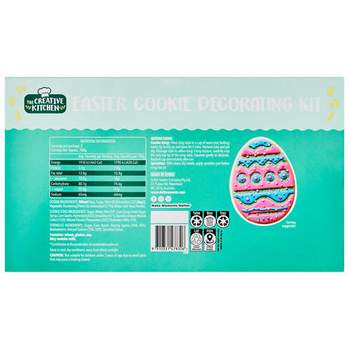 Front shot 2, Easter Cookie Decorating Kit 230g