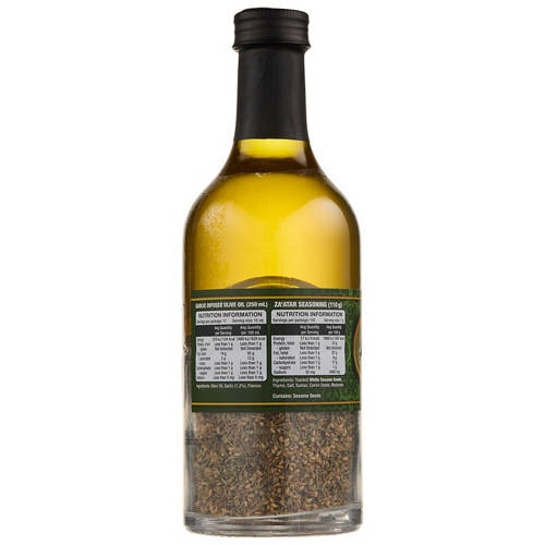 Front shot 2, Infused Oil & Seasoning Combo Za'atar Zest 110g/250ml