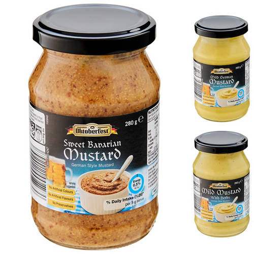 Group 1, German Style Sweet Bavarian Mustard 280g