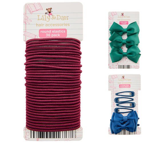 Group 1, Assorted School Hair Accessories