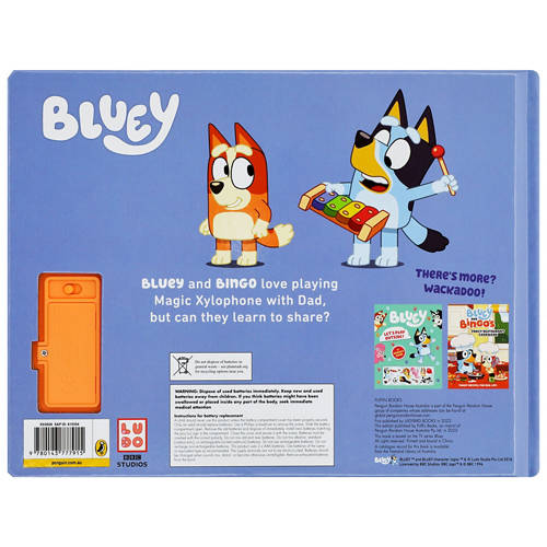 Front shot 2, Bluey Novelty Books