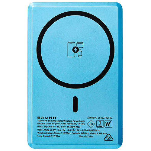 Front shot 2, 5K Slim Powerbank or iOS Smart Tag Card