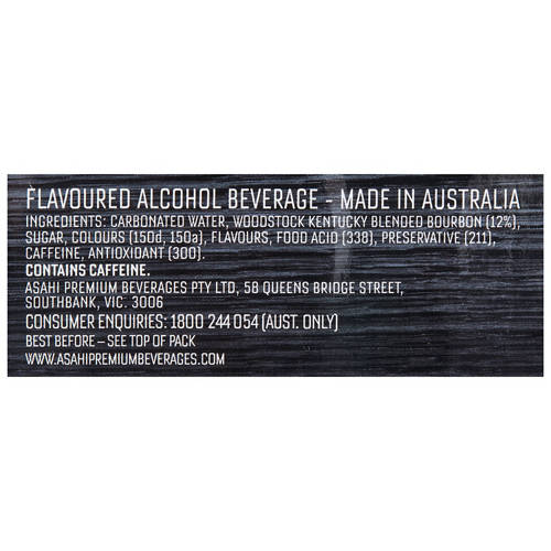 Front shot 5, Bourbon & Cola Cans 6 x 375ml