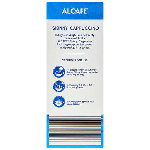 Front shot 3, Skinny Cappuccino Sachets 10 Pack 132g