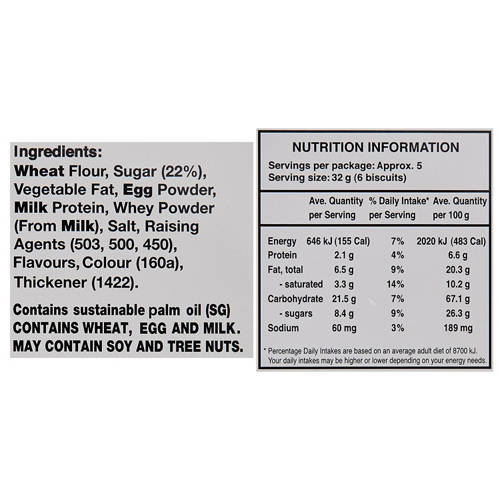 Nutrients 1, Assorted Musical Cookie Tin 175g