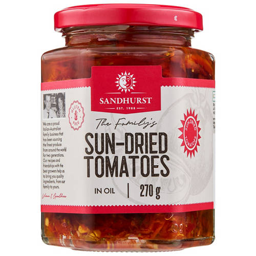 Front shot 1, Sundried Tomatoes 270g