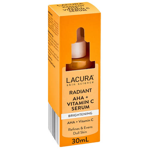 Front shot 2, Radiant AHA+ Vitamin C Serum 30ml