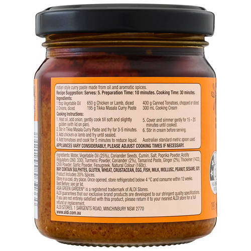 Front shot 3, Tikka Masala Curry Paste 195g