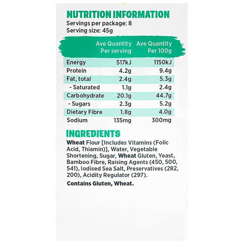 Nutrients 1, Flatbread Sliders 8 Pack
