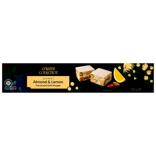 Front shot 2, Gourmet Soft Nougat Almond and Lemon 150g