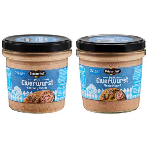 Group 1, Coarsed Minced Pork Liverwurst 250g
