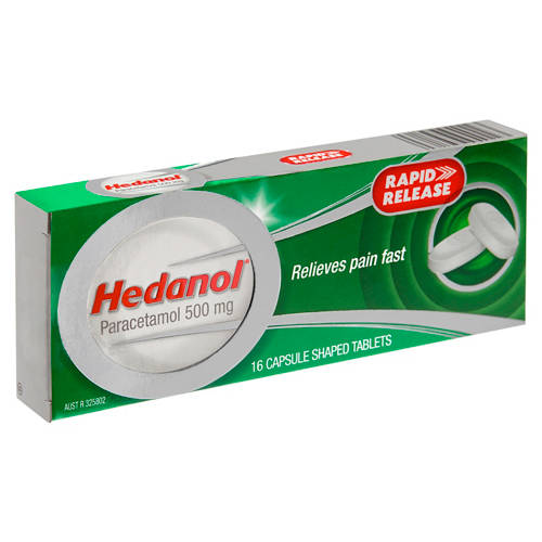 Paracetamol 16 Pack Product Image Front shot 01