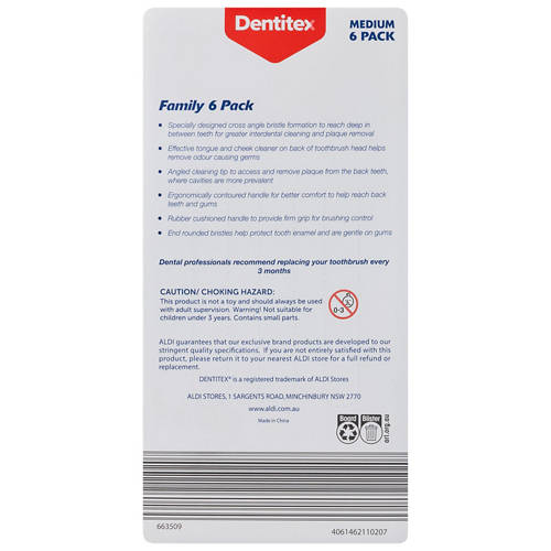 Front shot 2, Family Toothbrush 6 Pack