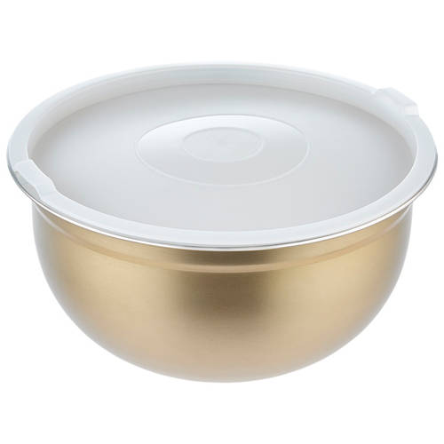 Front shot 3, Gold Mixing Bowls with Lids 3 Piece