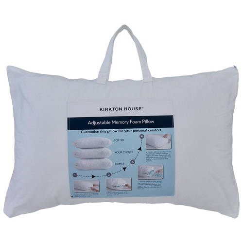 Front shot 3, Adjustable Memory Foam Pillow