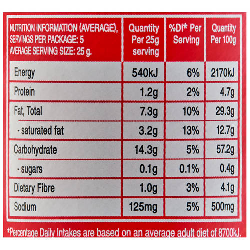 Nutrients 1, Original Potato Chips 134g