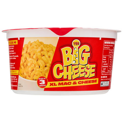 Front shot 2, The Big Cheese XL Mac & Cheese Bowl 105g